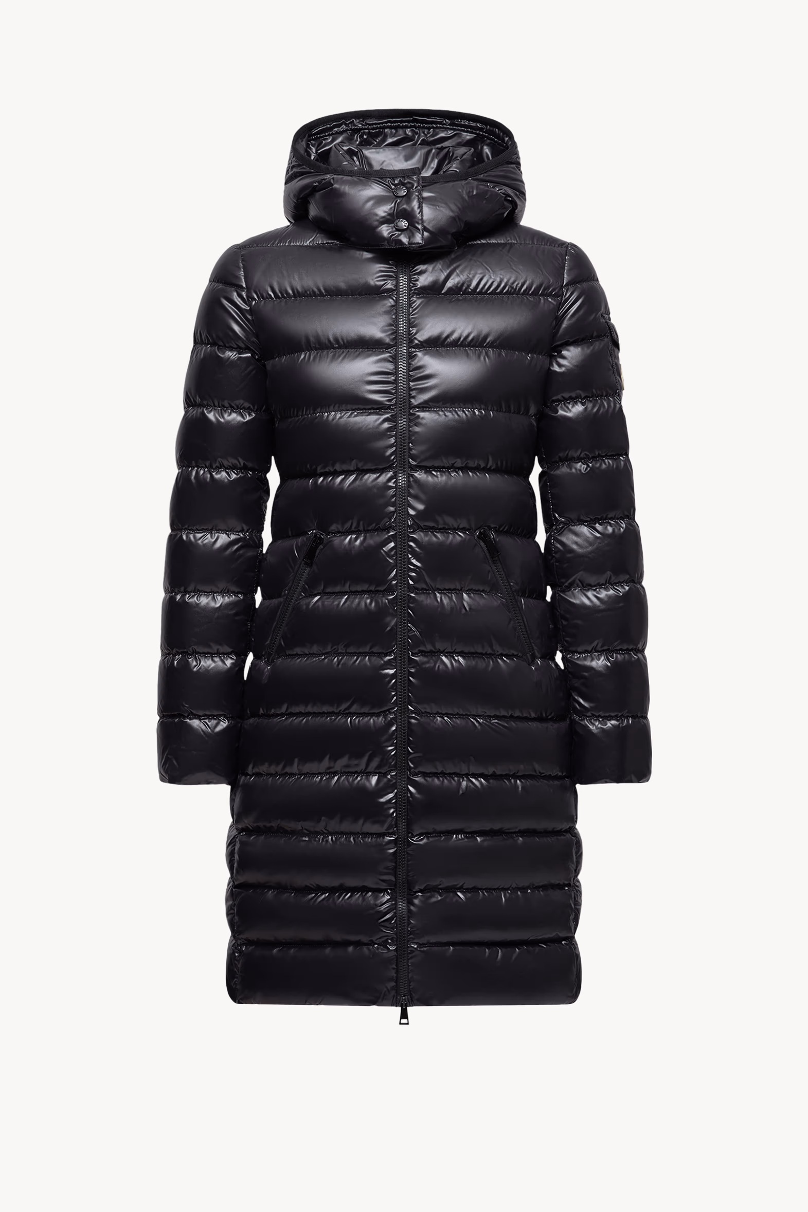 Plumífero largo Moka Hombre Negro Moncler 2